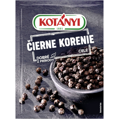Čierne korenie celé