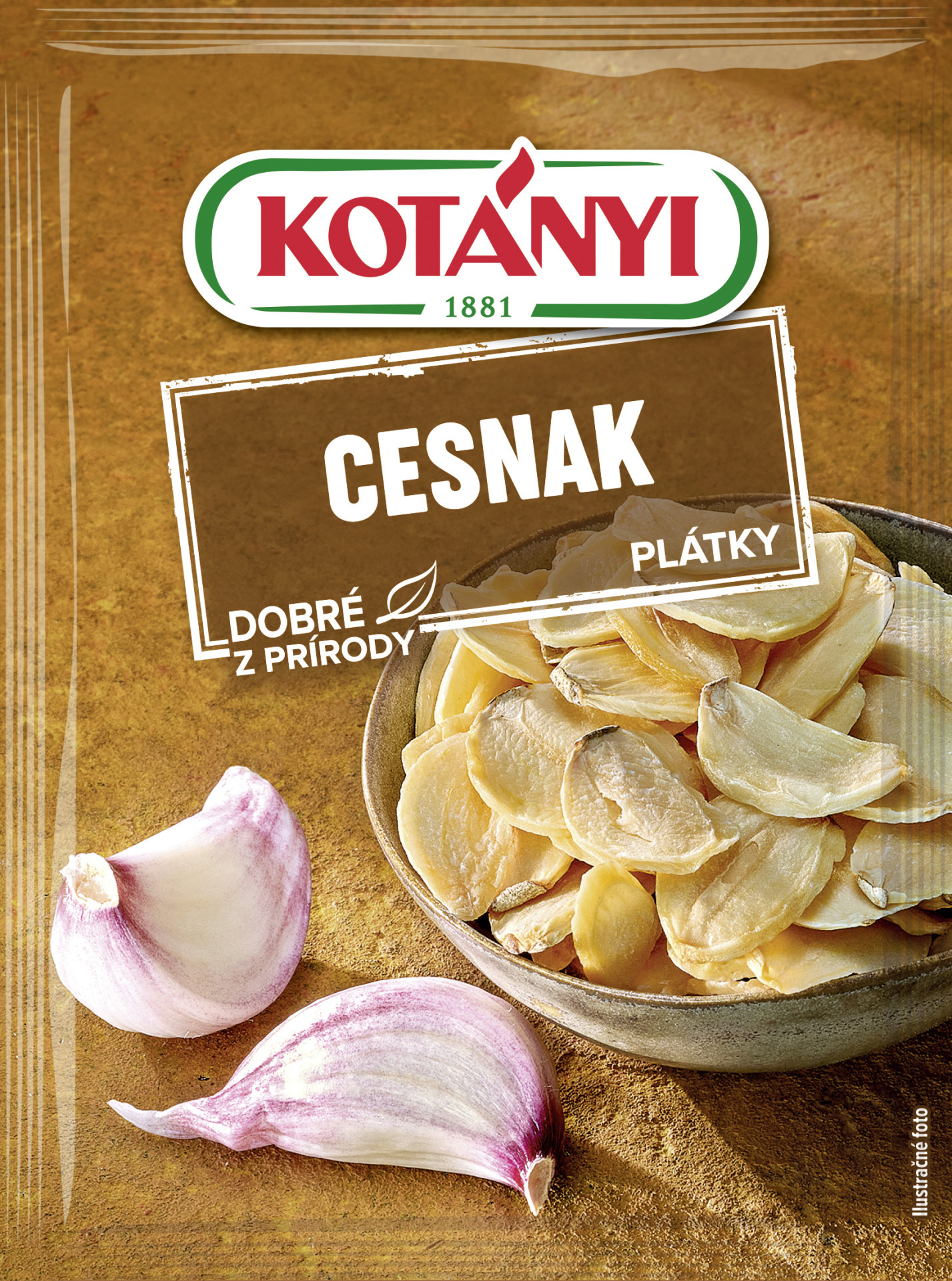 Cesnak plátky